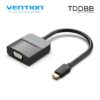 VENTION TDDBB Type-C to VGA Adapter 0.15M Black ABS Type