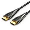 VENTION ALSBX 4K Fiber Optic HDMI Male to Male Cable 50M Black Zinc Alloy Type 4K/60hZ