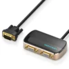 VENTION DBABF1 In 2 Out VGA Splitter 1M Black