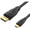 VENTION CGYBG USB-C to DP 8K DP Cable 1.5M Black
