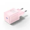 VENTION FEPP0-EU 1-Port USB-C GaN Charger (20W) EU-Plug Pink