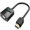 VENTION 42161 HDMI to VGA Converter with Female Micro USB and Audio Port 0.15M Black