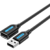 VENTION ZAFBG USB 2.0 A Male to A Female Extension Cable 1.5M Black