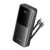 VENTION FHPB0 20000mAh Power Bank (Micro-USB + USB-C + USB-A + USB-A) with Built-in USB-C and Lightning Cables 22.5W Black