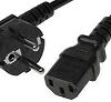 კვების კაბელიCord Cables EU plug power cord (personal computer). Pure copper 3m (Wire cross section at least 1mm)
