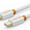 CABLETIME CT-AV588-01G-W2 Mini DislpayPort Cable Mini DP to Mini DP, Male to Male 1.2Version, Support Video 4K /60Hz White