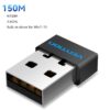 VENTION KDRB0 USB Wi-Fi Adapter 2.4G Black