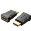VENTION AIMB0 HDMI Male to Female Adapter Black