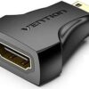VENTION AISB0 Mini HDMI Male to HDMI Female Adapter Black