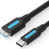 VENTION CQABD USB 3.0 C Male to Micro-B Male 2A Cable 0.5M Black