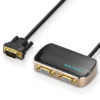 VENTION DBABF1 In 2 Out VGA Splitter 1M Black