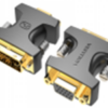 VENTION ECFB0 DVI Male to VGA Female Adapter Black