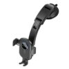 VENTION KSCB0 One Touch Clamping Car Phone Mount with Suction Cup Black Square Type