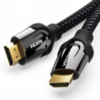 VENTION VAA-B05-B150 Nylon Braided HDMI Cable 1.5M Black Metal Type