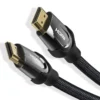 VENTION VAA-B05-B150 Nylon Braided HDMI Cable 1.5M Black Metal Type