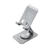 VENTION KSDH0 Articulating Desk Phone Stand with 360° Rotatable Base Gray Aluminium Alloy Type