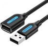 VENTION ZAFBG USB 2.0 A Male to A Female Extension Cable 1.5M Black