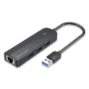 VENTION CHNBB 3-Port USB 3.0 Hub with Gigabit Ethernet Adapter 0.15M Black