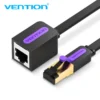 VENTION ICBBD VENTION ICBBD Flat Cat.7 Extension Patch Cable 0.5M Black
