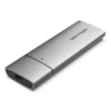 VENTION KPGH0 M.2 NVMe SSD Enclosure (USB 3.1 Gen 2-C) Gray Aluminum Alloy Type