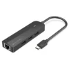 VENTION TGOBB USB-C to USB 2.0*3/RJ45/Micro-B HUB 0.15M Black ABS Type
