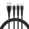 ტელეფონის კაბელი McDodo CA-6960 3-IN-1 CABLE USB-A to Lightning+Micro+Type-C 1.2M