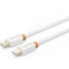 CABLETIME CT-AV588-01G-W2 Mini DislpayPort Cable Mini DP to Mini DP, Male to Male 1.2Version, Support Video 4K /60Hz White