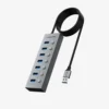 CABLETIME CT-HUBU7-AG 7-IN-1 USB-A to USB 3.0  HUB
